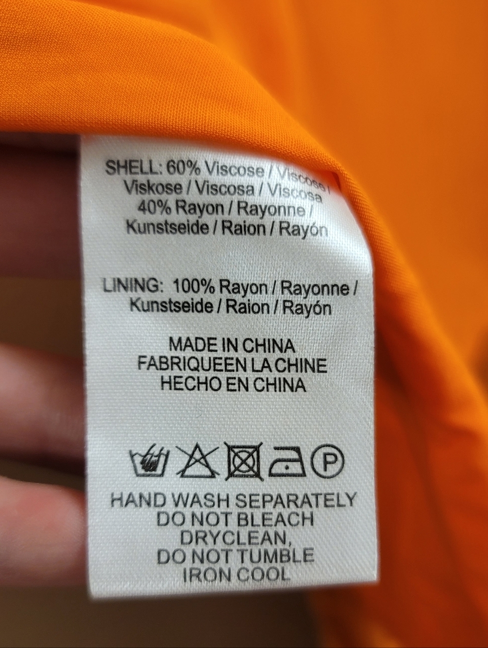 NWT Sau Lee Francesca Orange Satin Jacquard Slip Midi Dress with Side Slit - 8 - Picture 12 of 14